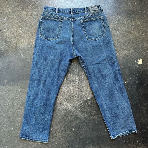 Wrangler Jeans Sliver Edition Men’s Size 36x29 Workwear Heavy Denim Used Marks - Picture 1 of 13